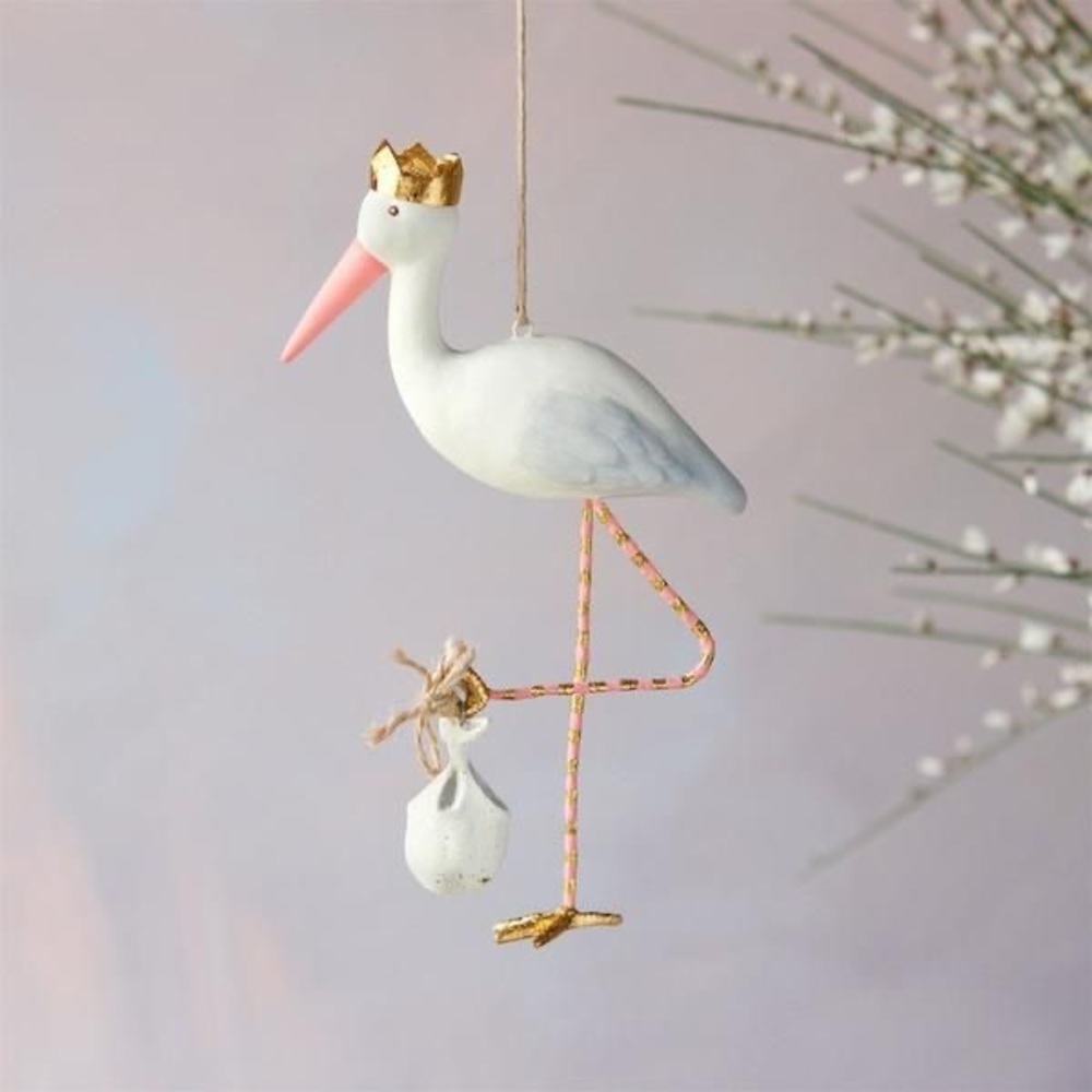 Baby’s 1st Christmas Stork Ornament